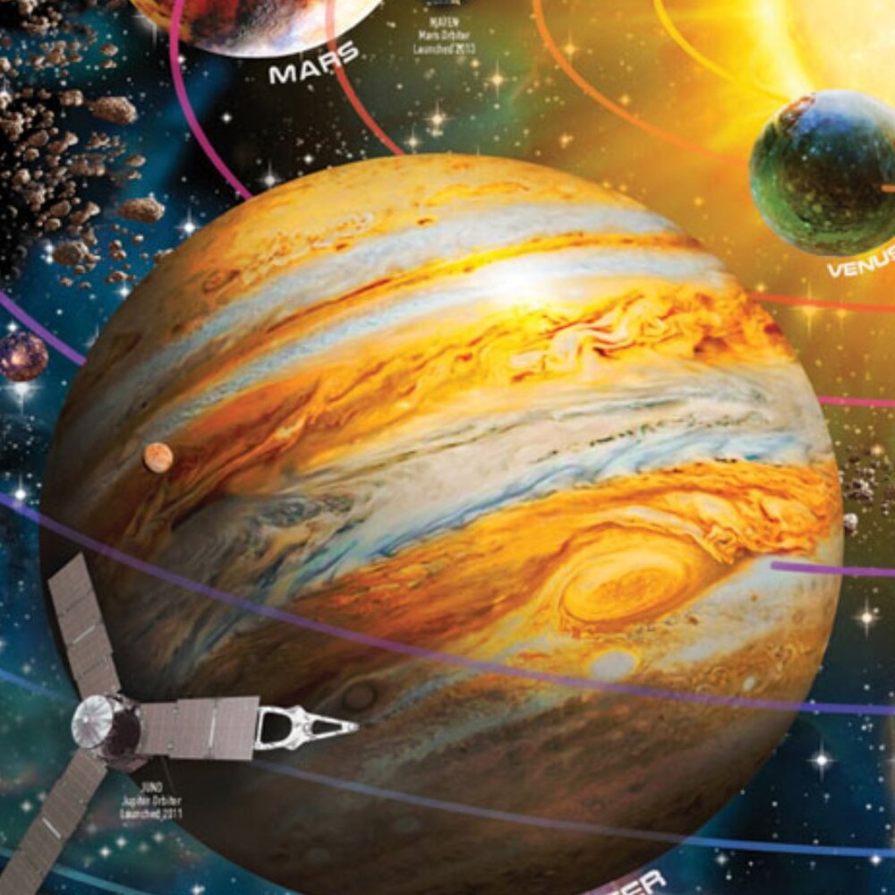 Eurographics 200pcs Puzzle-- Exploring The Solar System New In Box - Picture 11 of 12